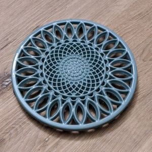 Eggshell Blue World Market Trivet!